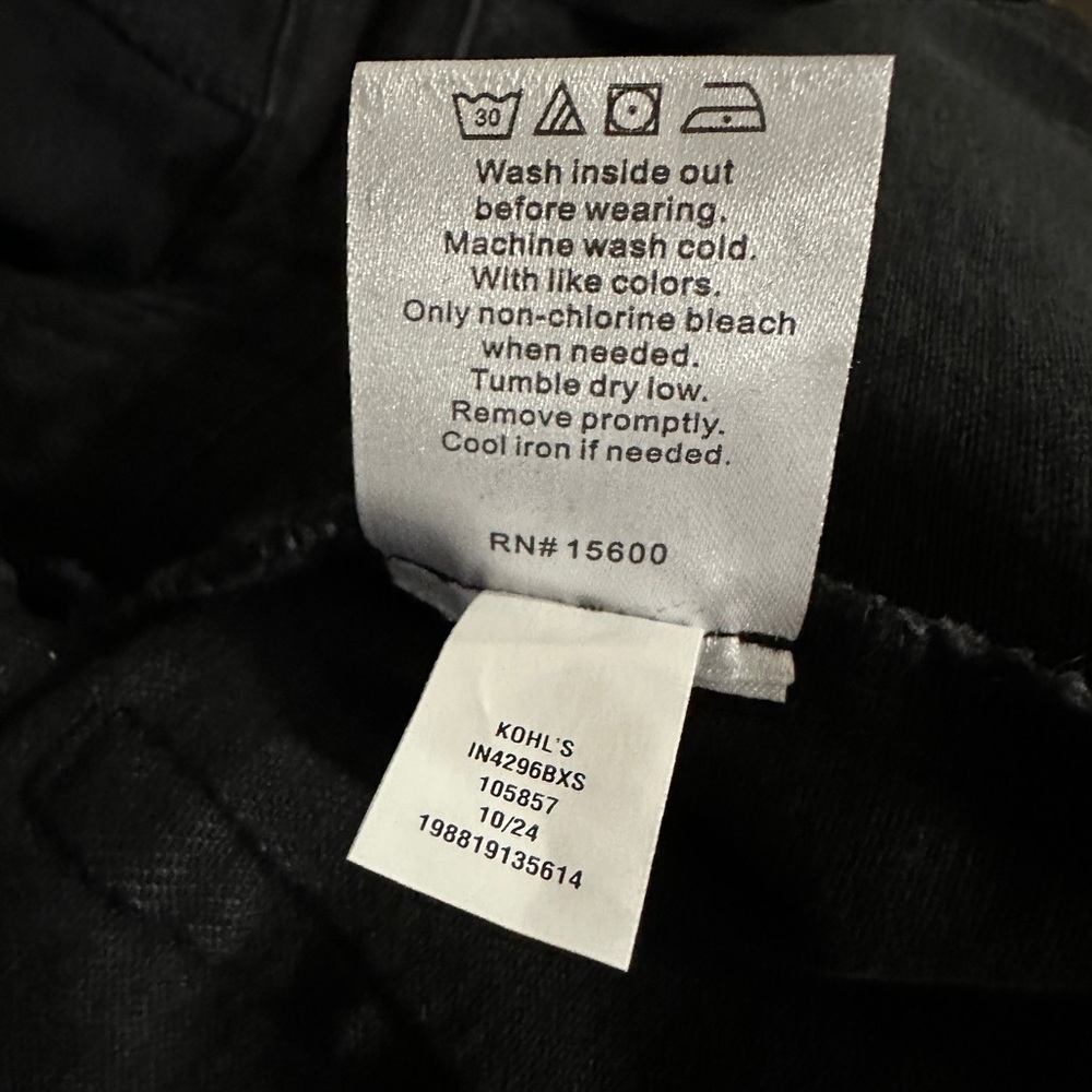 Women’s Intempo Black Washed Belted Denim Jumpsuit Size 16 NWT - Picture 14 of 14